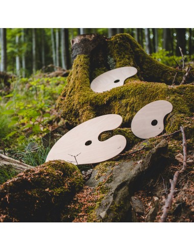 Malířská paleta oválná střední