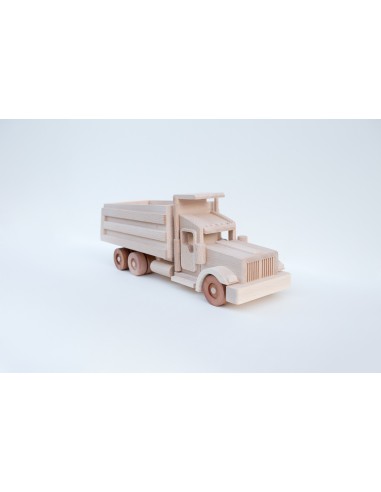 Dřevěný nákladní automobil