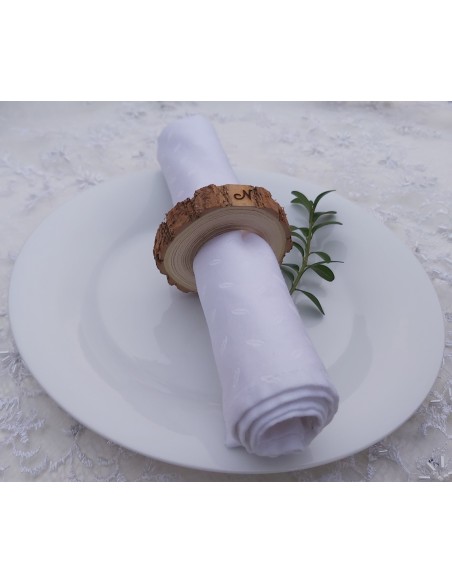 Dřevěný kroužek na ubrousky akát