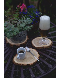 Dřevěná podložka akát dvoják" - unikát" 2